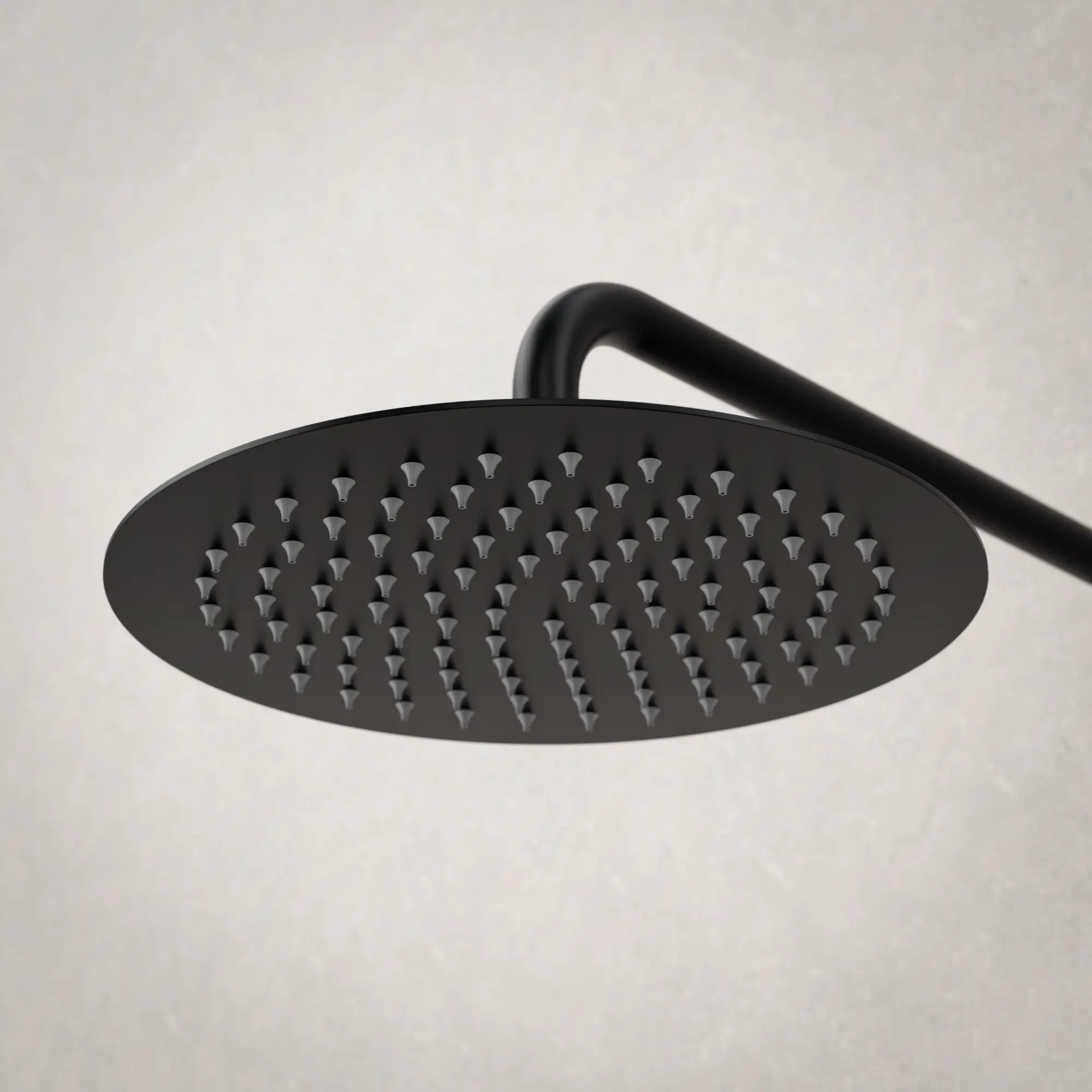 Unterputz-Regendusche Daro - Matt Schwarz mit Thermostatarmatur - 25 cm - Vorbestellen