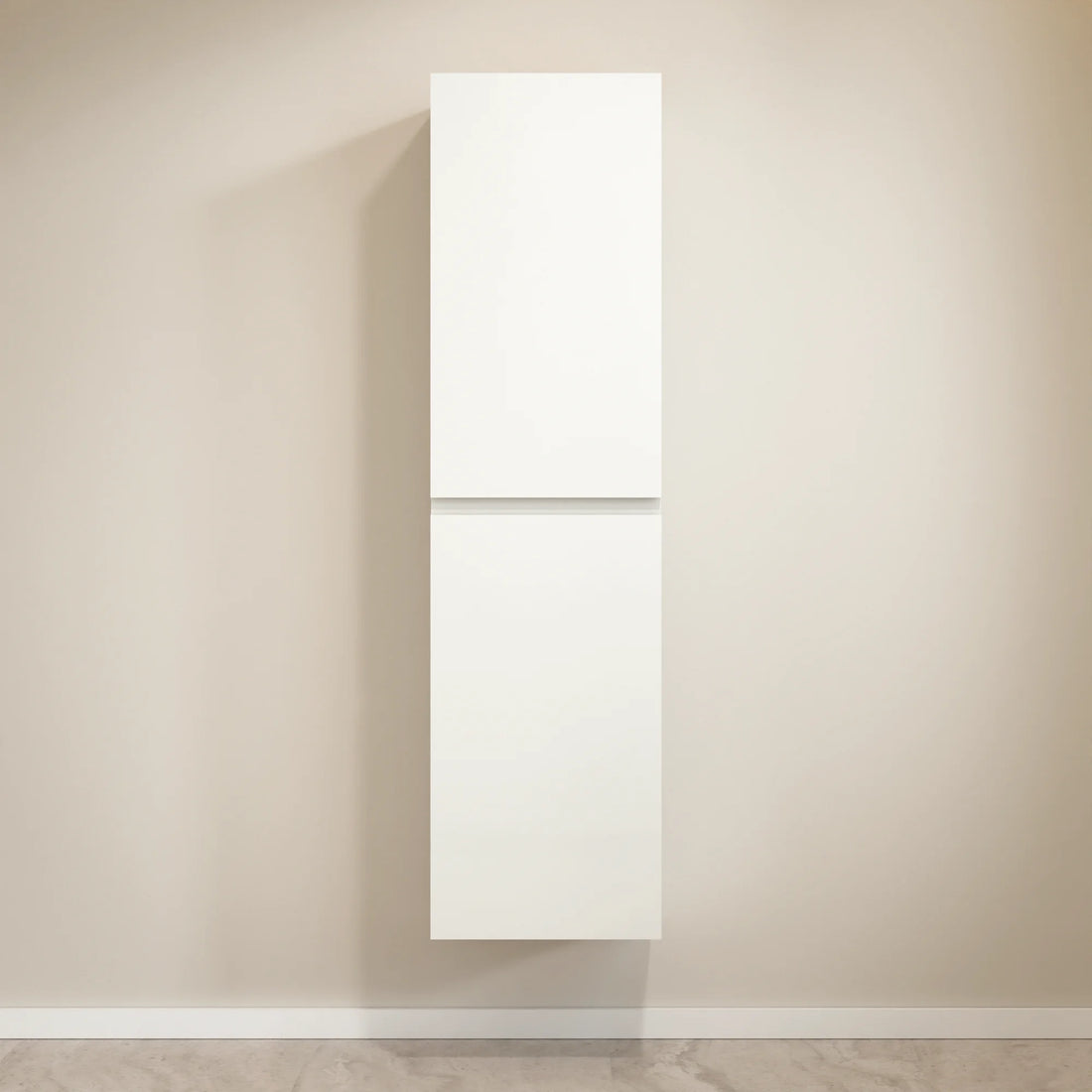 Badezimmer Hochschrank Ruvo – 150 cm – Weiß