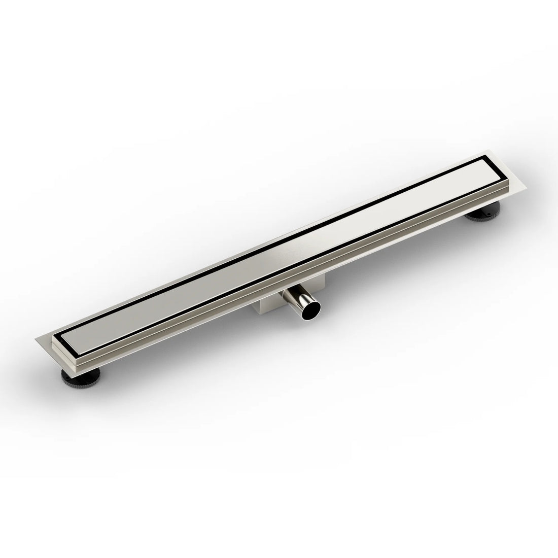 Duschrinne – 80 cm – Fliesenrost – Edelstahl – mit Flansch - Vorbestellen