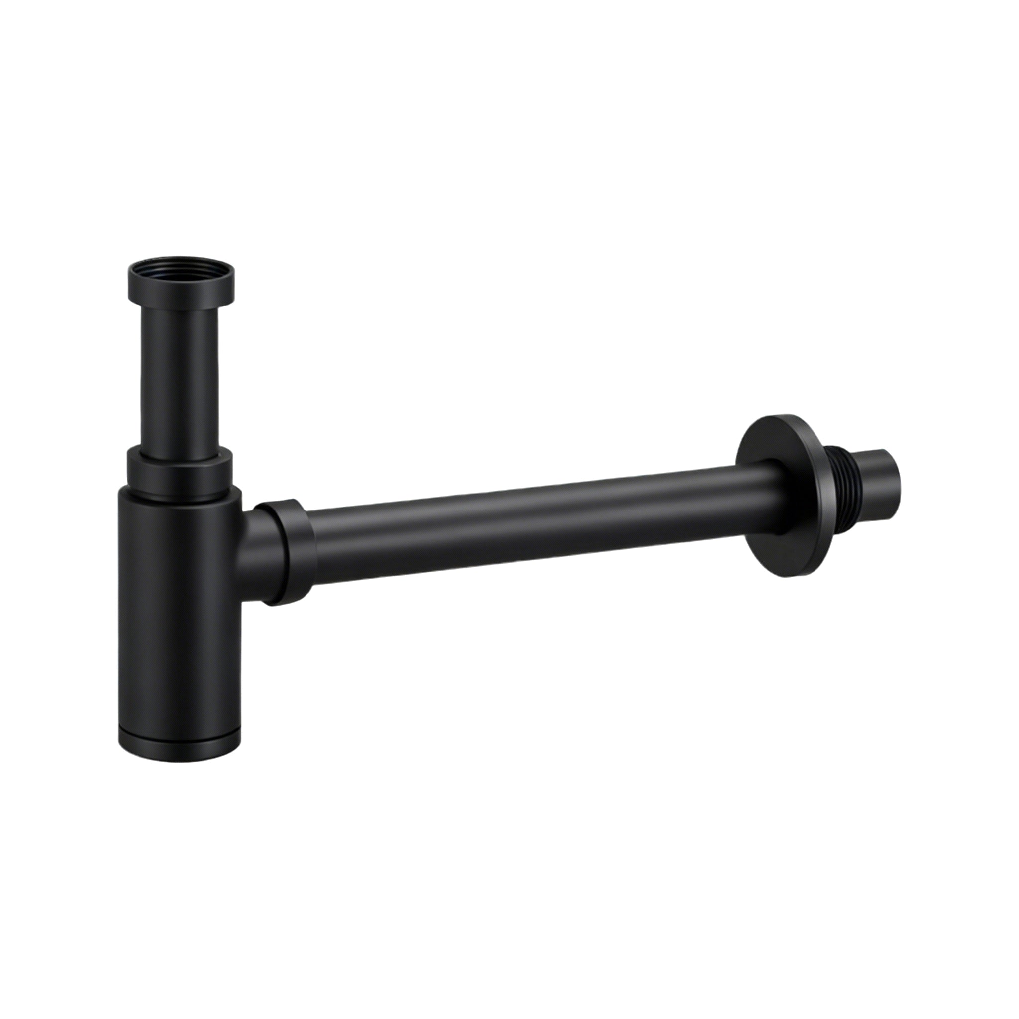 Siphon Waschbecken - 44 mm - Mattschwarz