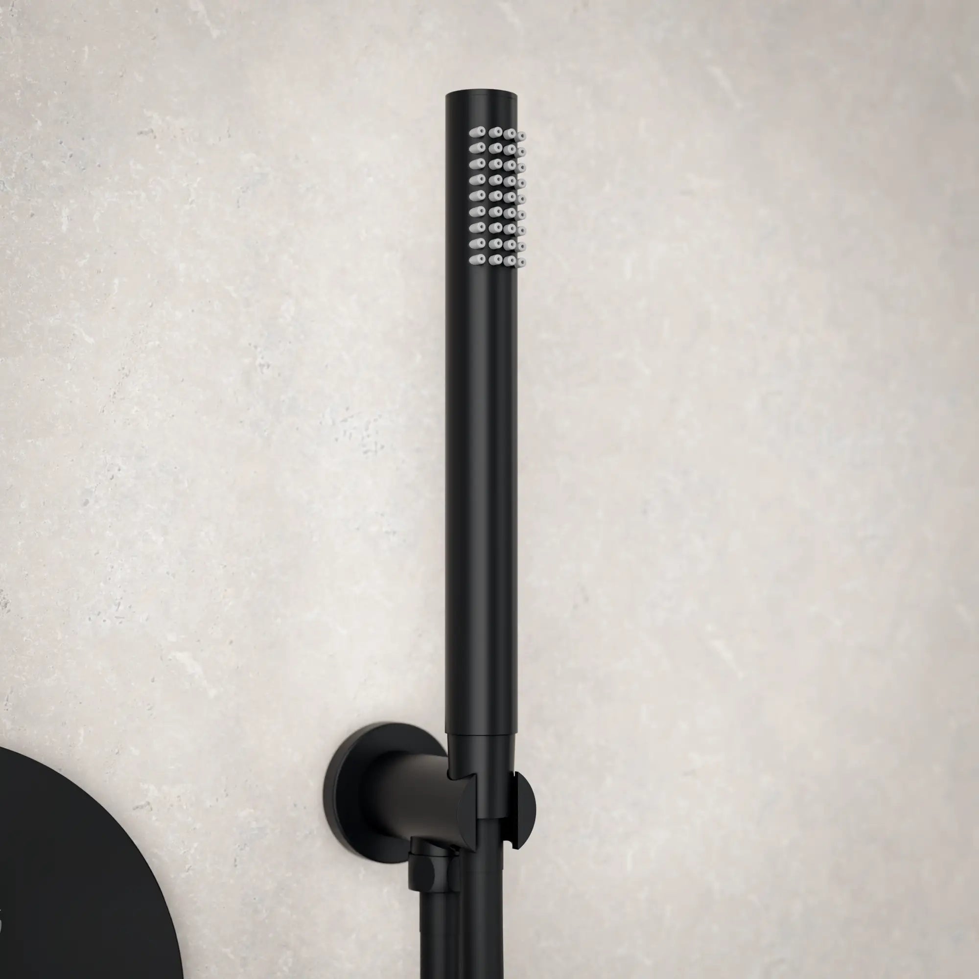 Unterputz-Regendusche Daro - Matt Schwarz mit Thermostatarmatur - 25 cm - Vorbestellen