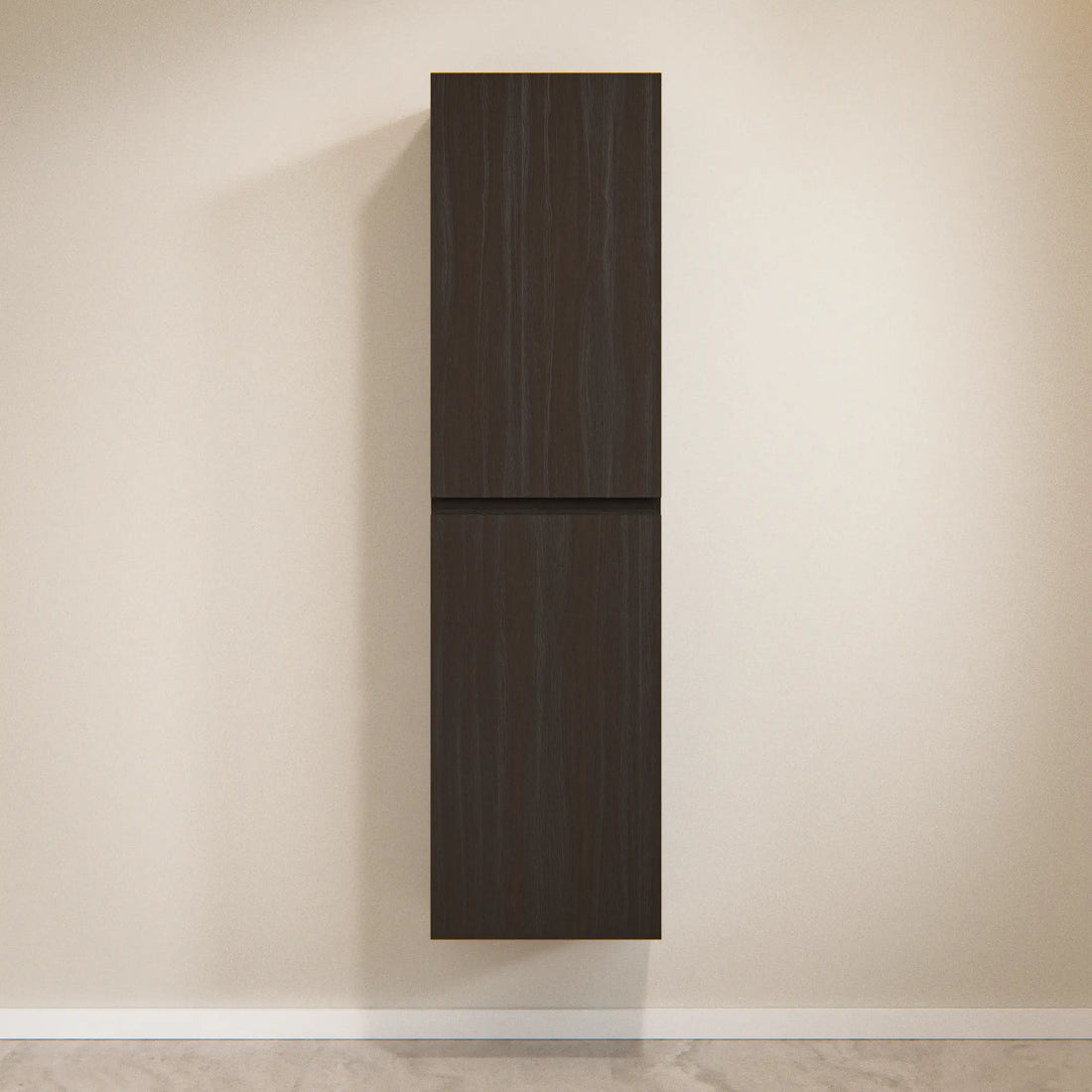 Badezimmer Hochschrank Ruvo – 150 cm – Walnussbraun