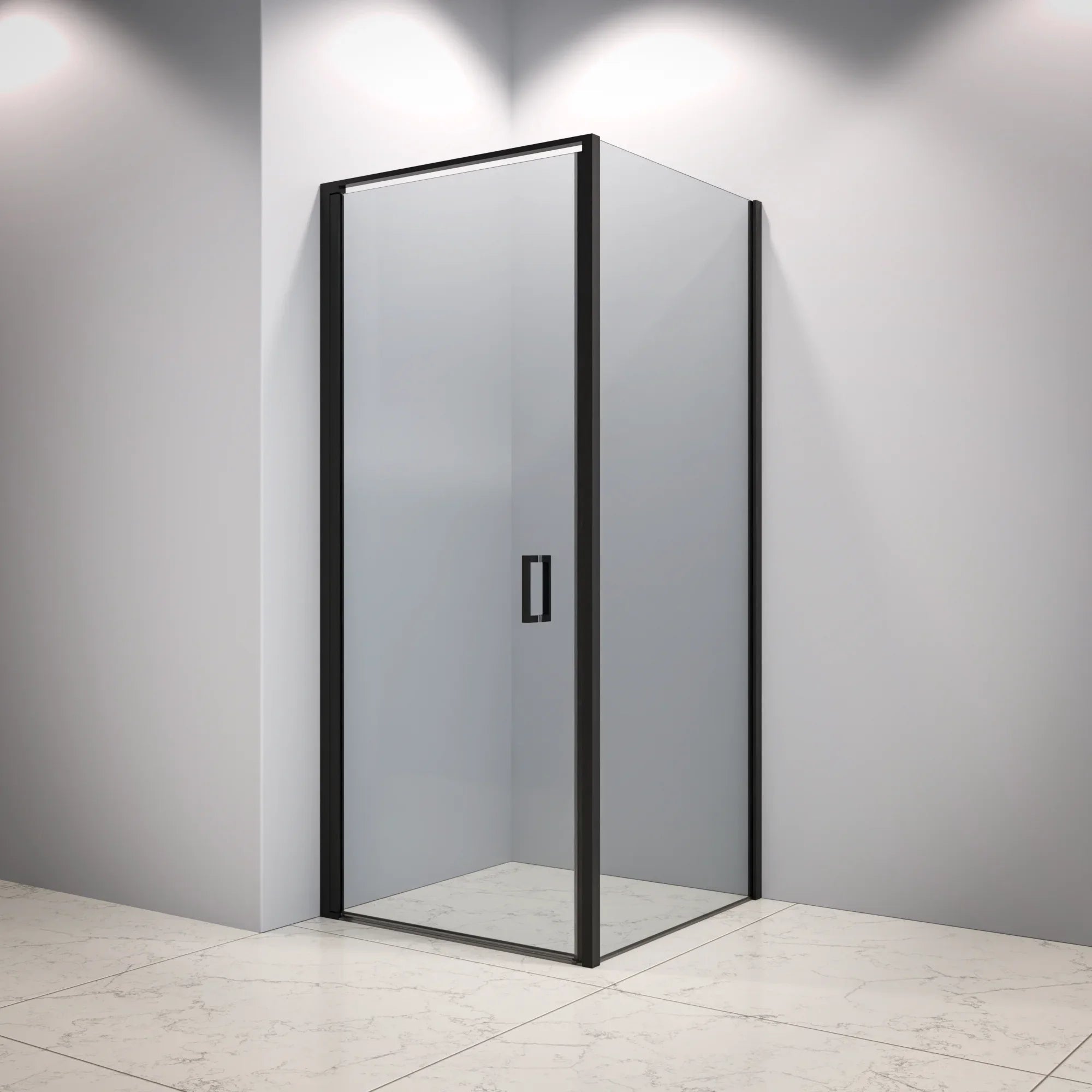 Duschkabine Vela – 90 x 200 – Schwarz