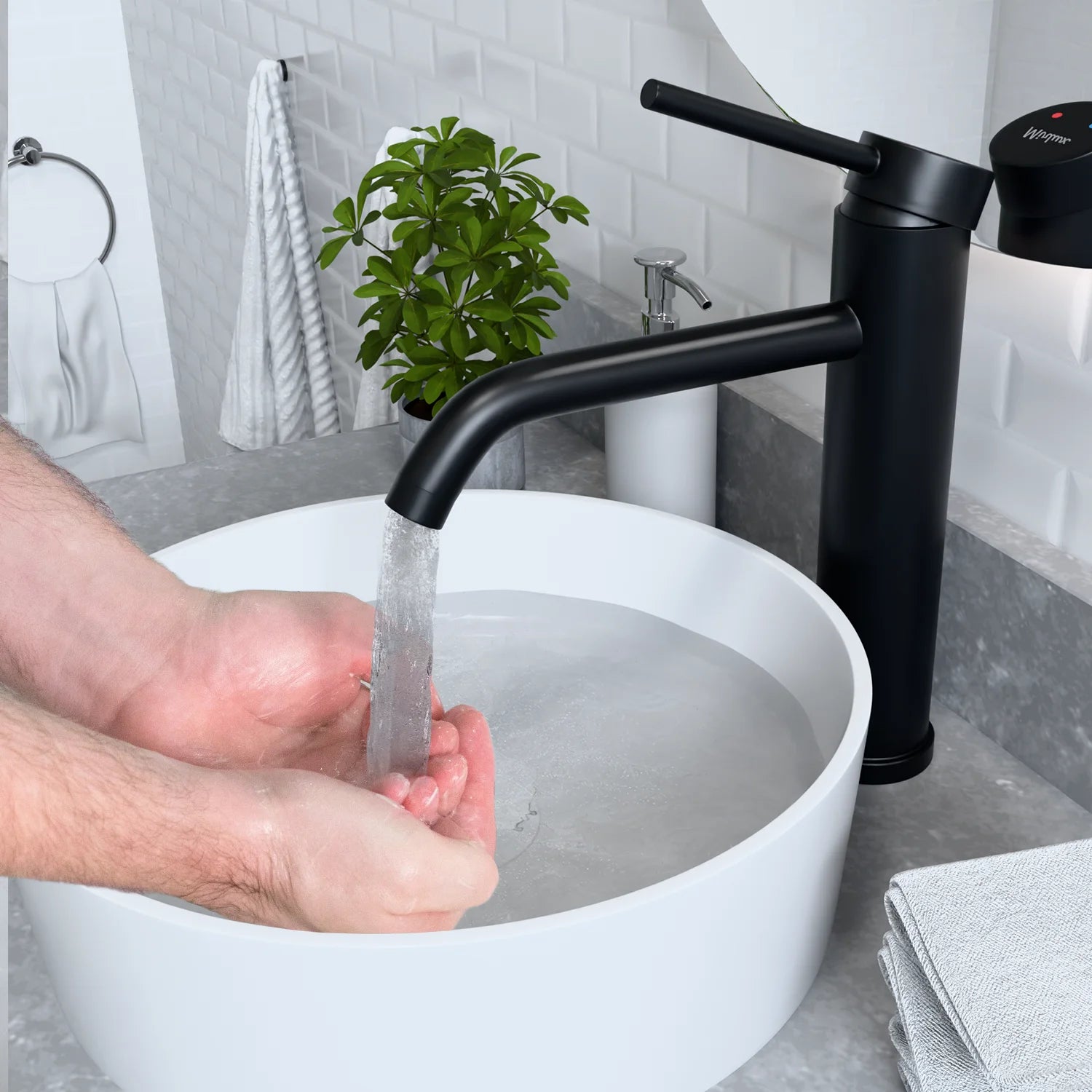 Waschtischarmatur – WC – Schwarz [NYX] - Vorbestellen