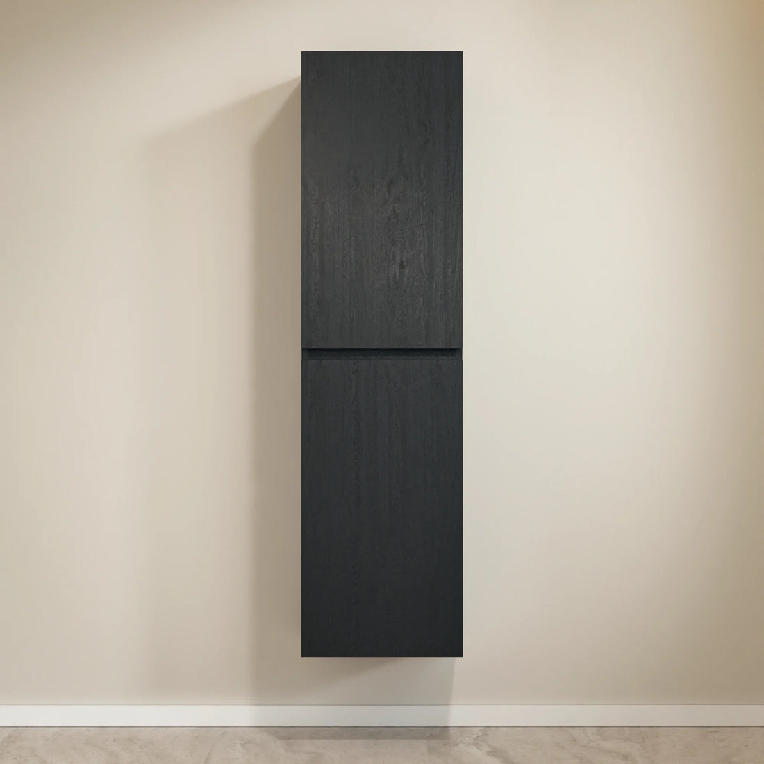Badezimmer Hochschrank Ruvo – 150 cm – Schwarzeiche