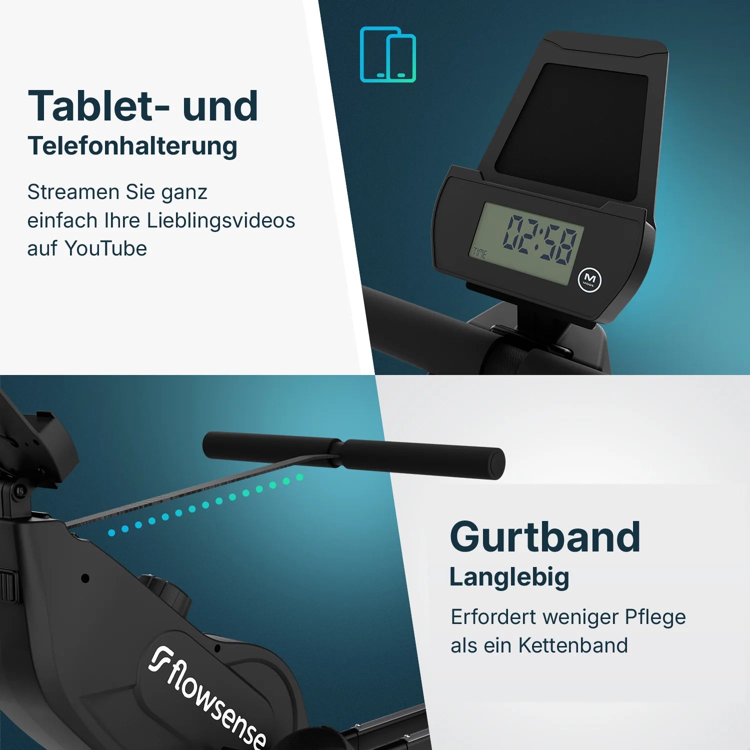 Rudergerät - Elvora Edge - Magnetwiderstand