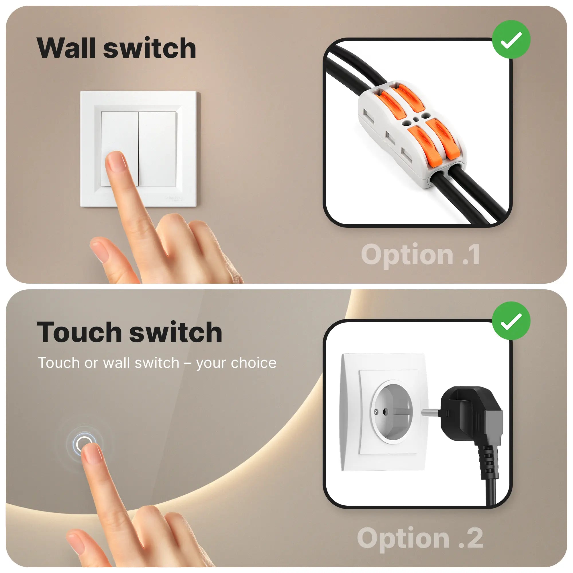 Badezimmerspiegel - Rund - 60cm - Rahmenlos