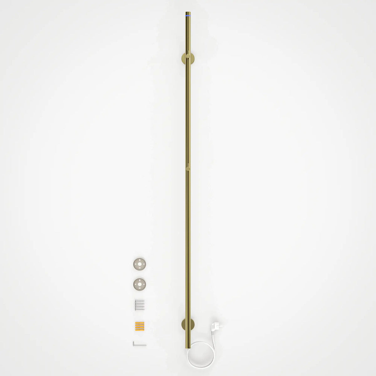 Elektrischer Stab-Heizkörper für Handtücher - 70 Watt - 150 cm - Gold