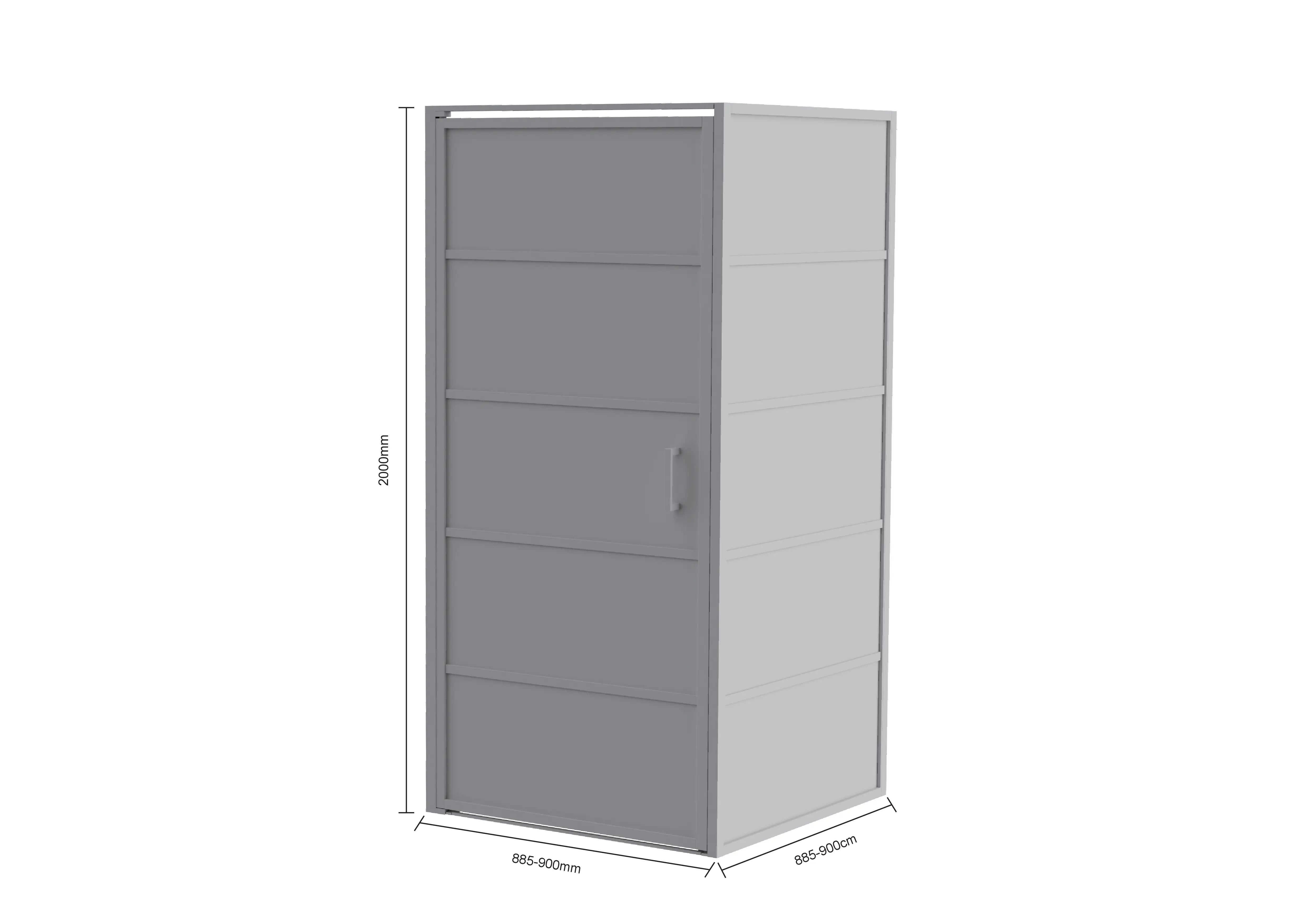 Duschkabine Oris – 90 x 200 – Schwarz – Variante