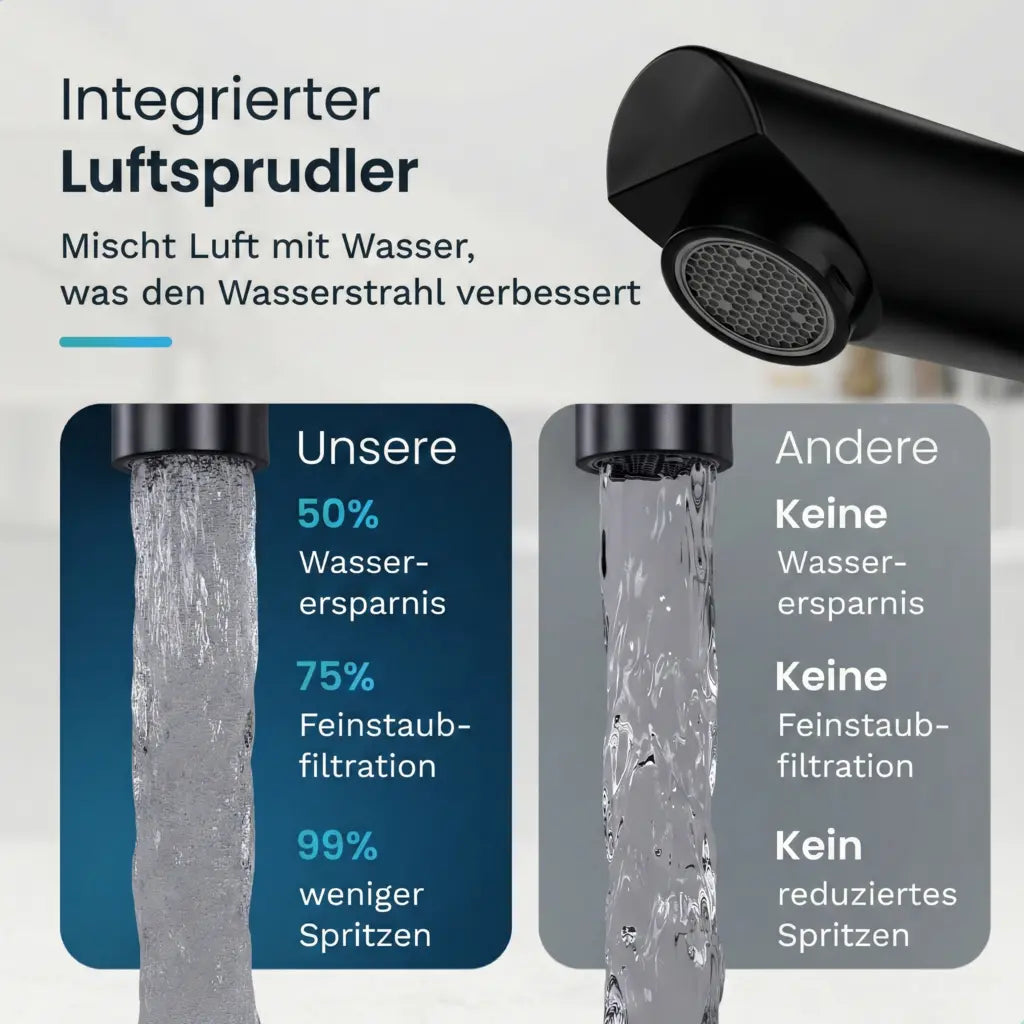 Waschtischarmatur – WC – Schwarz [EIRENE]