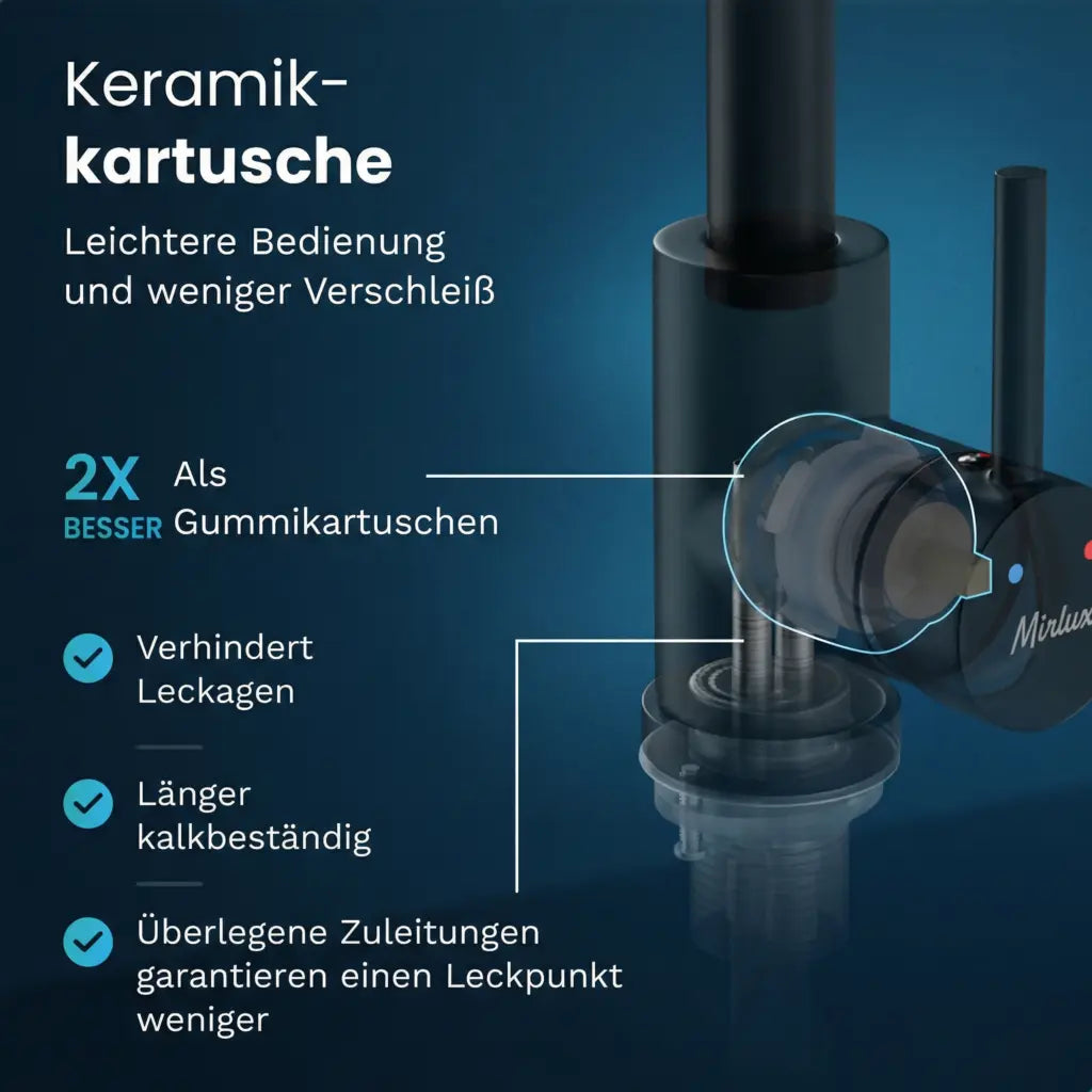 Waschtischarmatur – WC – Schwarz [KALLISTA]