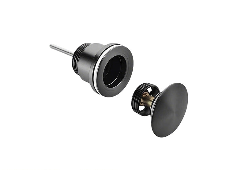 Ablaufventil Waschbecken Clickwaste – 42 mm – Mattschwarz