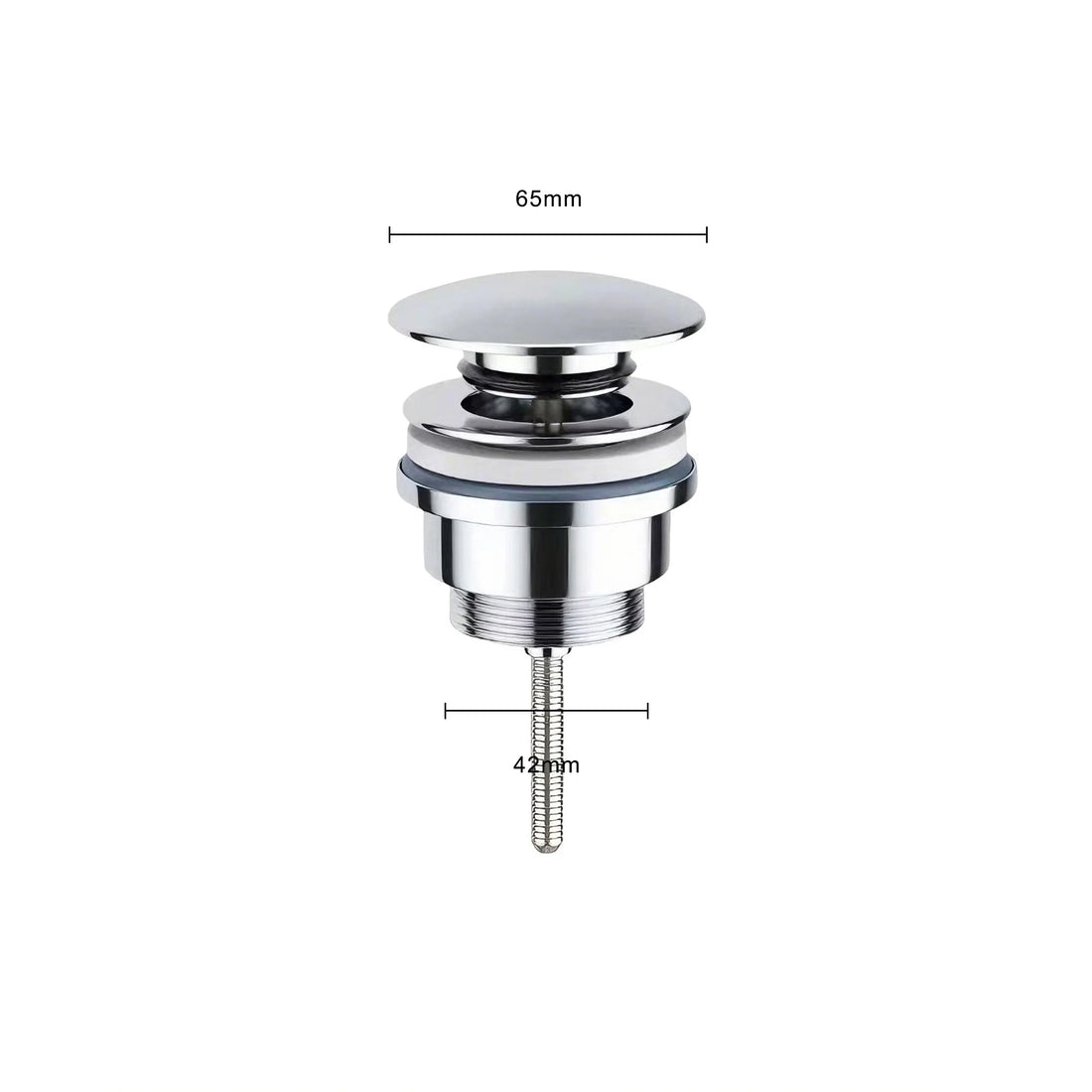 Ablaufset Chrom – Clickwaste Ablaufventil – Siphon