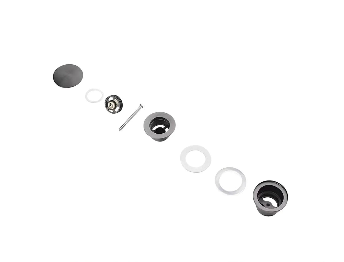 Ablaufventil Waschbecken Clickwaste – 42 mm – Mattschwarz