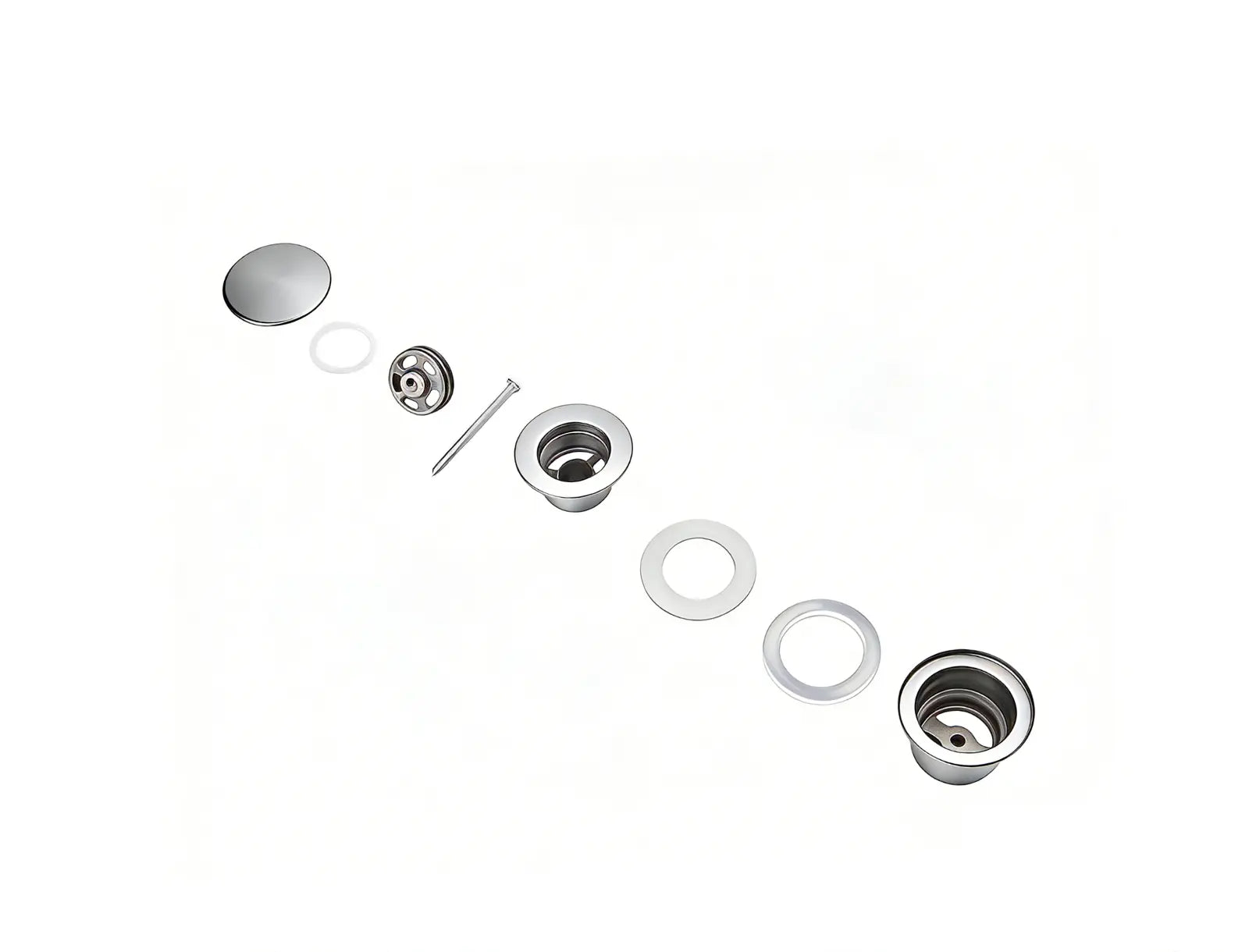 Ablaufventil Waschbecken Clickwaste – 42 mm – Chrom –